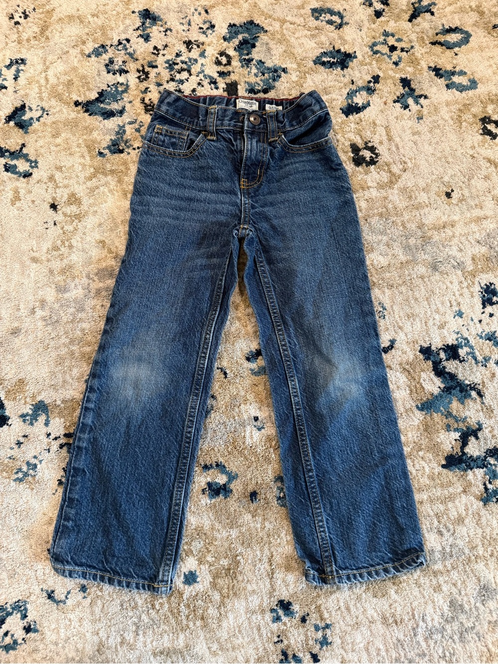 OshKosh B'gosh Dark Blue Straight-Leg Jeans